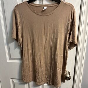 Old Navy Luxe Brown Tee